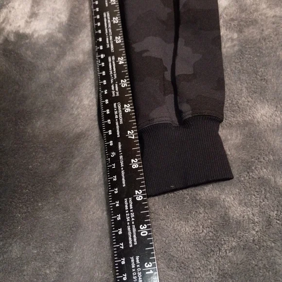 Lululemon Jogger Pants Womens 4 Black Heritage Camo High Rise Full Length W5DCTS - Picture 8 of 8